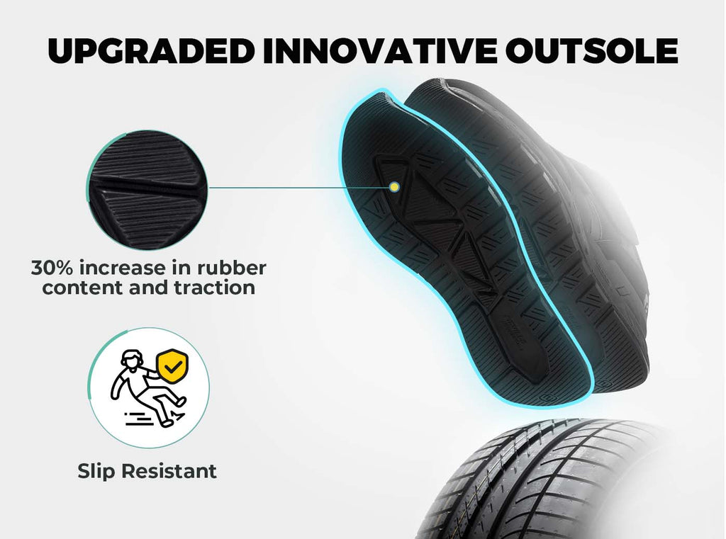 FitVille Men's Rebound Core Walking Shoes V10 - 7