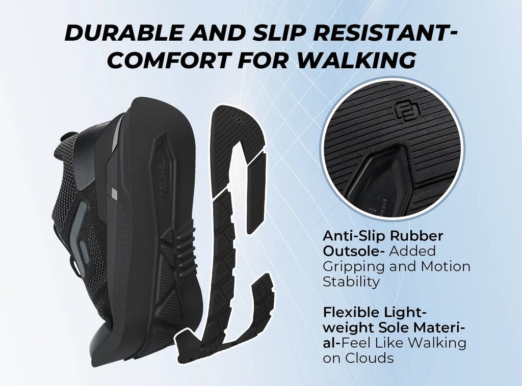 FitVille Men's Rebound Core Walking Shoes V5 - 14