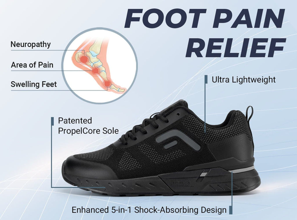 FitVille Men's Rebound Core Walking Shoes V5 - 4