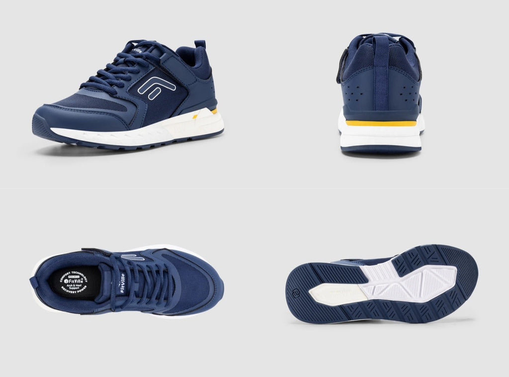 FitVille Men's Rebound Core Walking Shoes V7 - 17