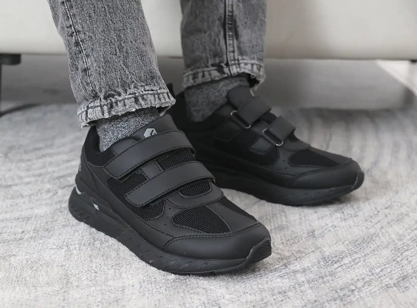 Orthopedic Shoes Velcro Tennis Shoes For Men CONTEST Mens Walking