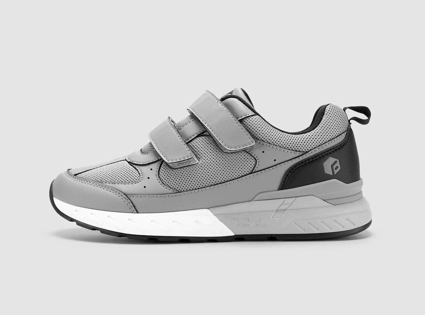 Fitville Mens Wide Fit Running Trainers Fitville Men's Shoes 6e