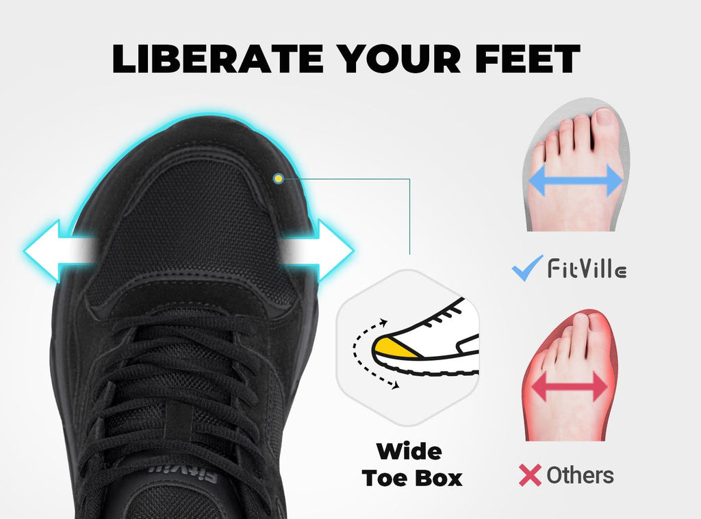 FitVille Men's Rebound Neo Walking Shoes V2 - 3