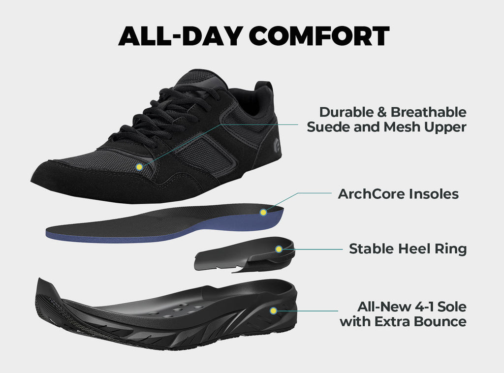 FitVille Men's Rebound Neo Walking Shoes V2 - 13