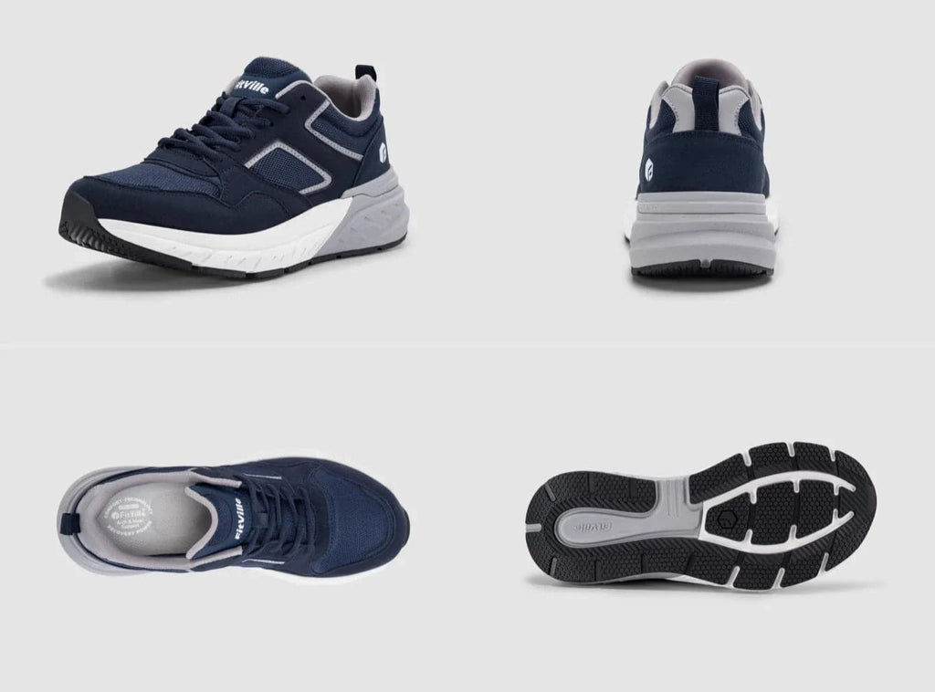 FitVille Men's Rebound Neo Walking Shoes V2 - 7