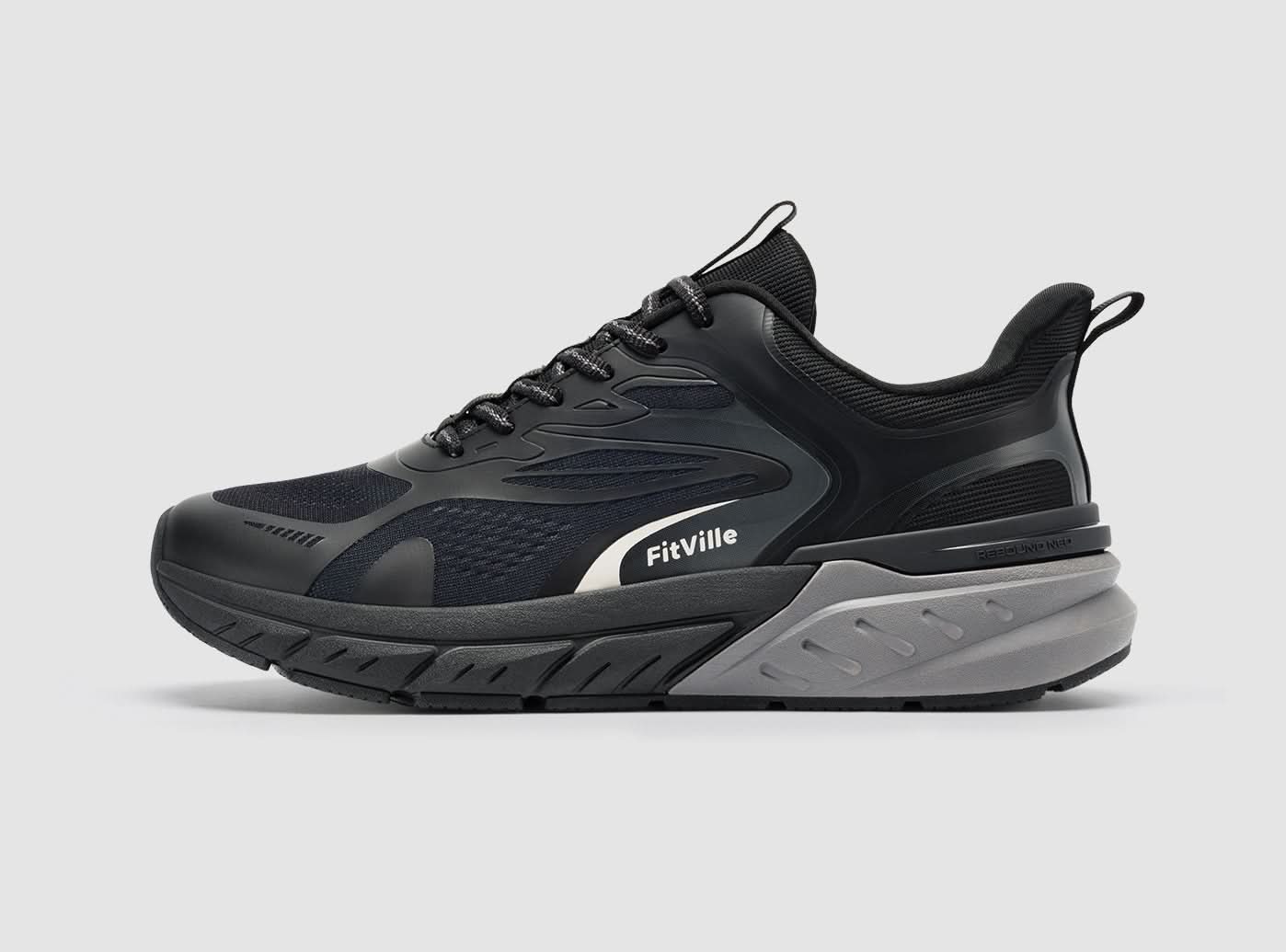 thumbnail image 2 of FitVille Extra Wide Walking Shoes For Men Hook And Loop Orthopedic Sneakers For Swollen Foot 2 of 10