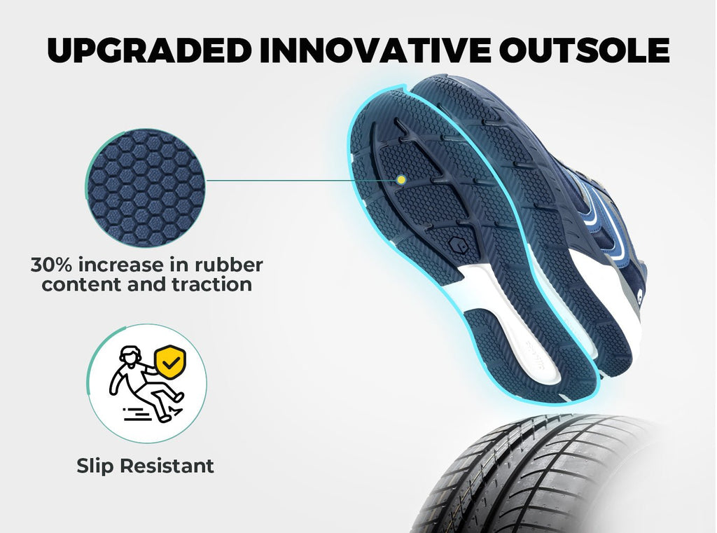 FitVille Men's Rebound Neo Walking Shoes V5 - 7