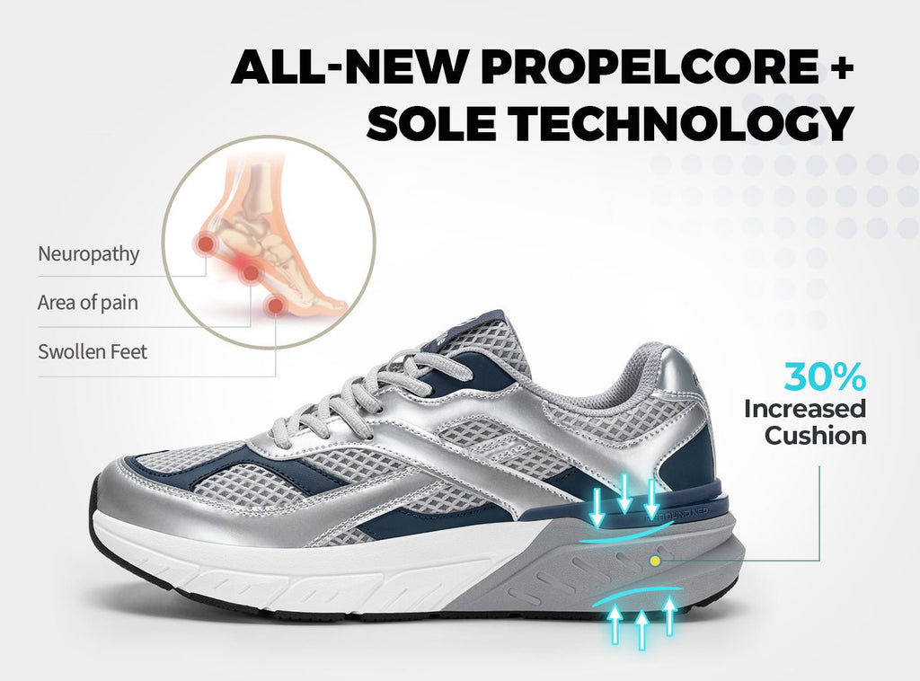 FitVille Men's Rebound Neo Walking Shoes V6 - 4