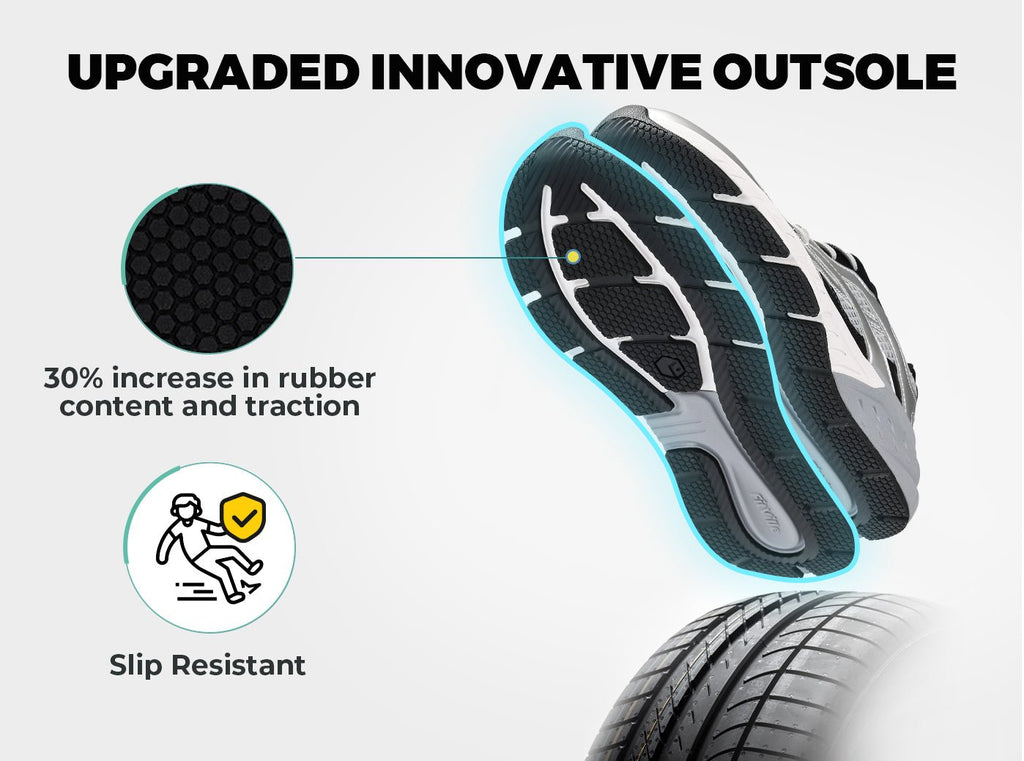 FitVille Men's Rebound Neo Walking Shoes V6 - 7