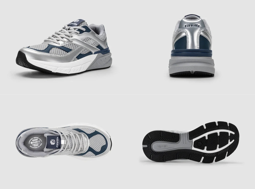 FitVille Men's Rebound Neo Walking Shoes V6 - 8