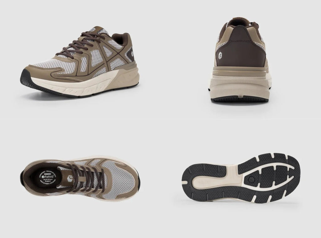 FitVille Men's Rebound Neo Walking Shoes V7 - 26