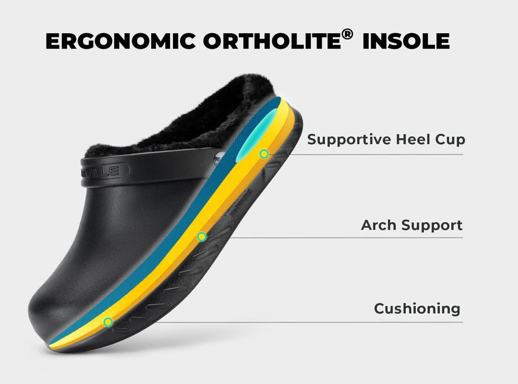 FitVille Men's Recovery Winter Clog V1 - 3