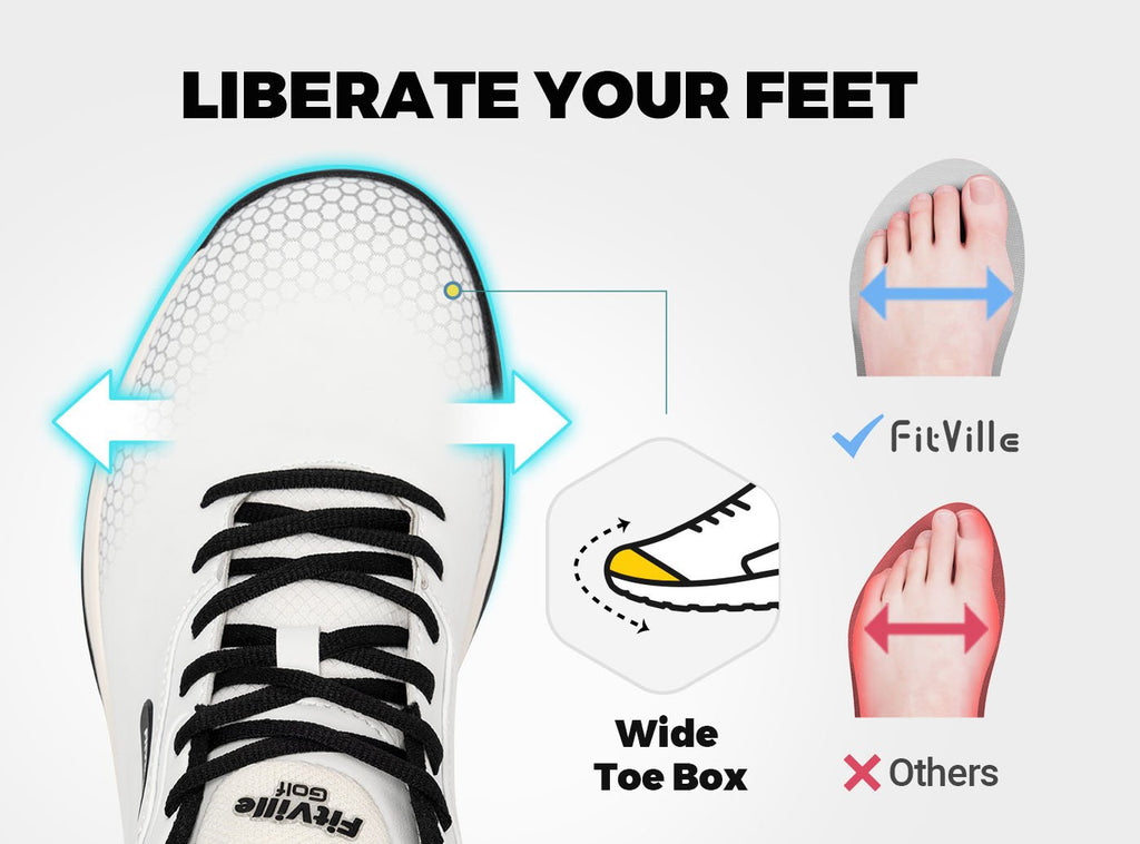 FitVille Men's SpeedEx Golf Shoes V1 - 18