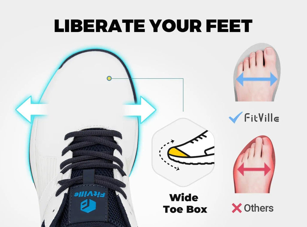 FitVille Men's SpeedEx Golf Shoes V4 - 10