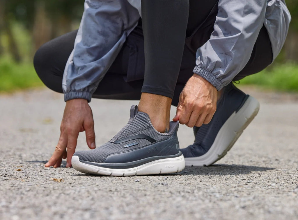 FitVille Men's Step Ease Slip - On Walking Shoes V2 - 22