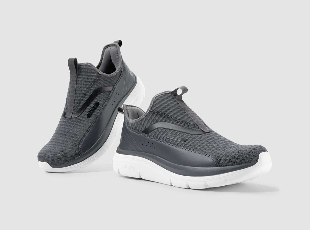 FitVille Men's Step Ease Slip - On Walking Shoes V2 - 9