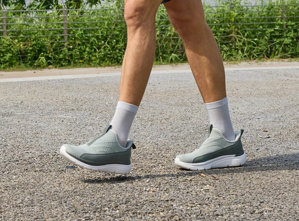 FitVille Men's Step Ease Slip - On Walking Shoes V2 - 12