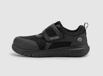 FitVille Men's Strap ToeShield Safety Shoes V1 - 1