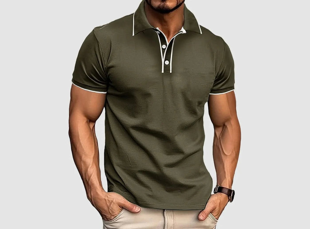 FitVille Men's Summer Polo Shirt V2 - 8