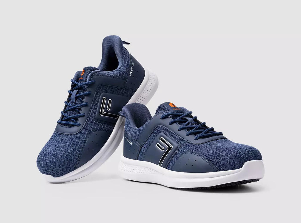 FitVille Men's TitanToe Composite Toe Slip - Resistant Sneaker V1 - 19