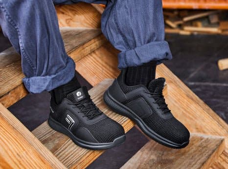 FitVille Men's TitanToe Composite Toe Slip - Resistant Sneaker V1 - 2
