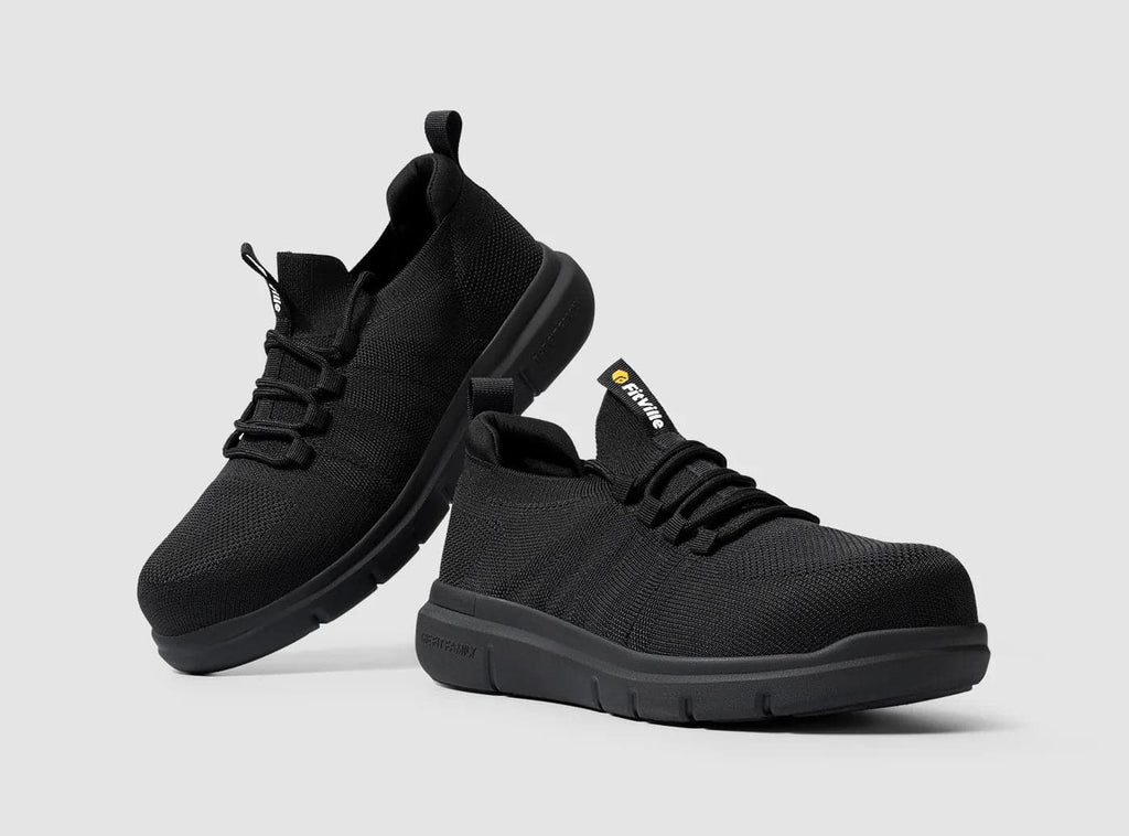 FitVille Men's TitanToe Composite Toe SR Sneaker V3 - 6