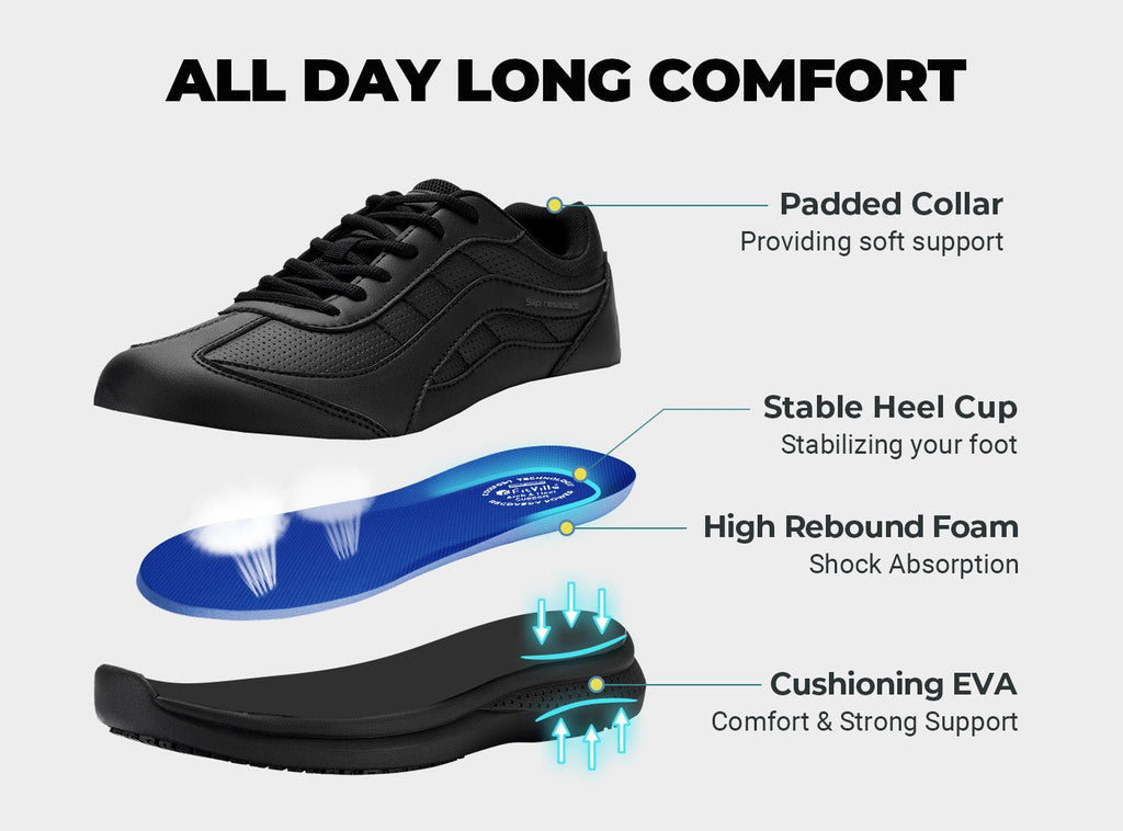 FitVille Men's TopGrip SR Work Shoes V2 - 4