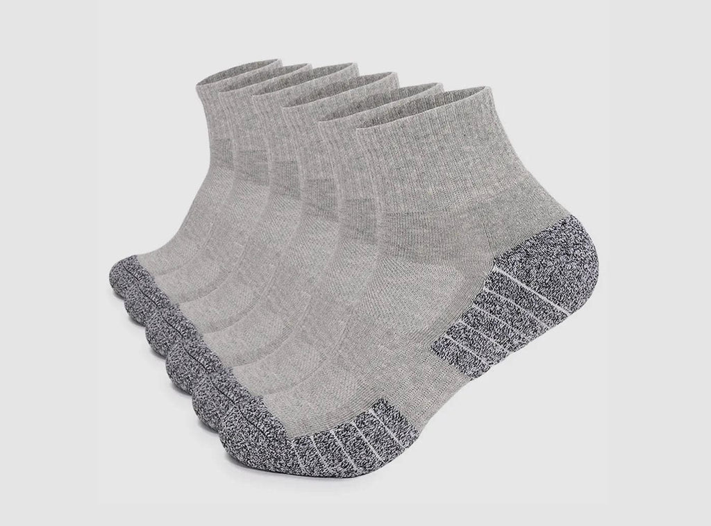 FitVille SportStep Athletic Ankle Socks 3 - Pair Bundle (Unisex) - 12