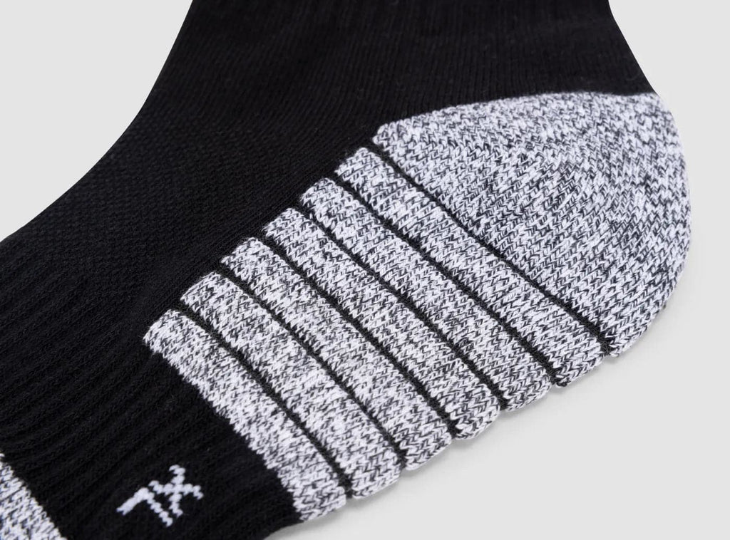 FitVille SportStep Athletic Ankle Socks 3 - Pair Bundle (Unisex) - 6