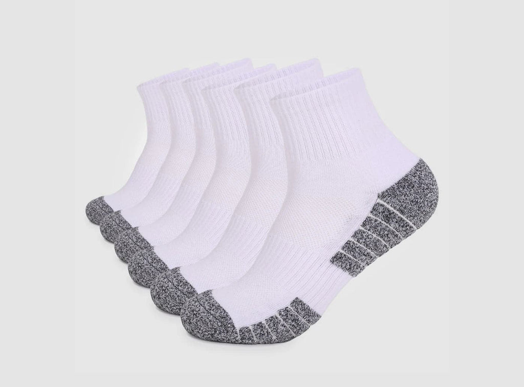 FitVille SportStep Athletic Ankle Socks 3 - Pair Bundle (Unisex) - 10