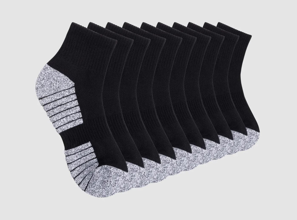 FitVille SportStep Athletic Ankle Socks 3 - Pair Bundle (Unisex) - 8