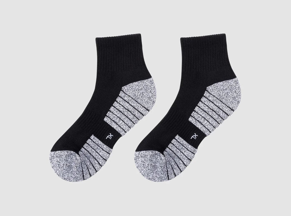 FitVille SportStep Athletic Ankle Socks 3 - Pair Bundle (Unisex) - 3