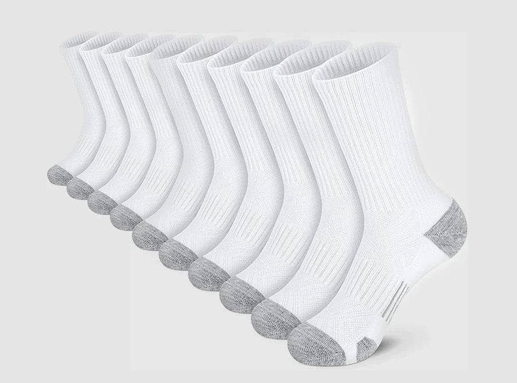 FitVille SportStep Athletic Mid Socks 5 - Pair Bundle (for Men) - 8