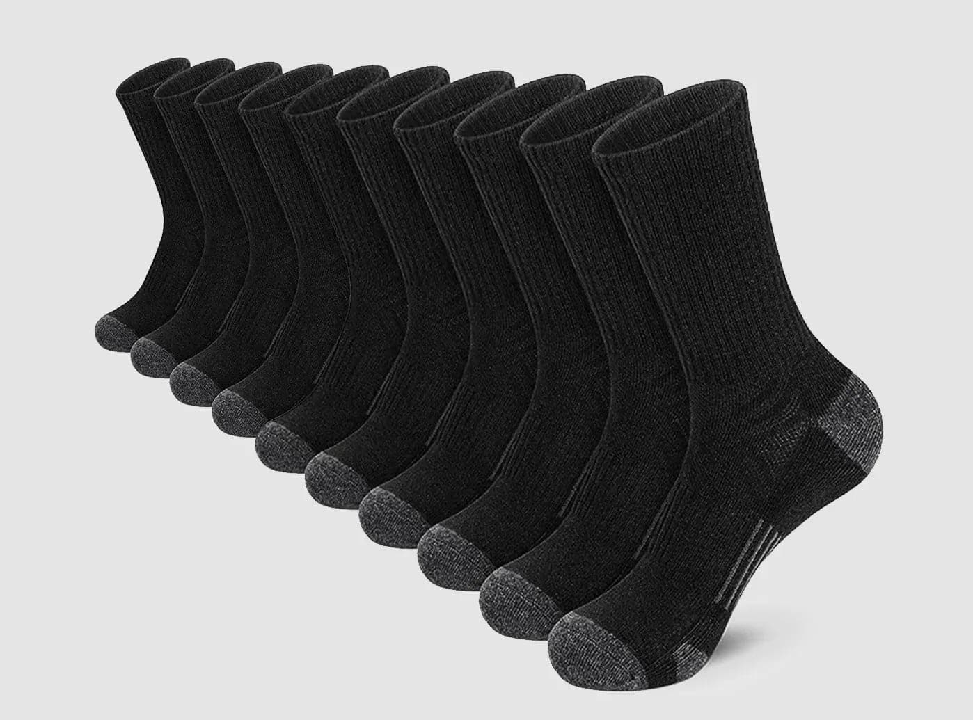 SportStep Athletic Mid Socks 5 Pair Bundle