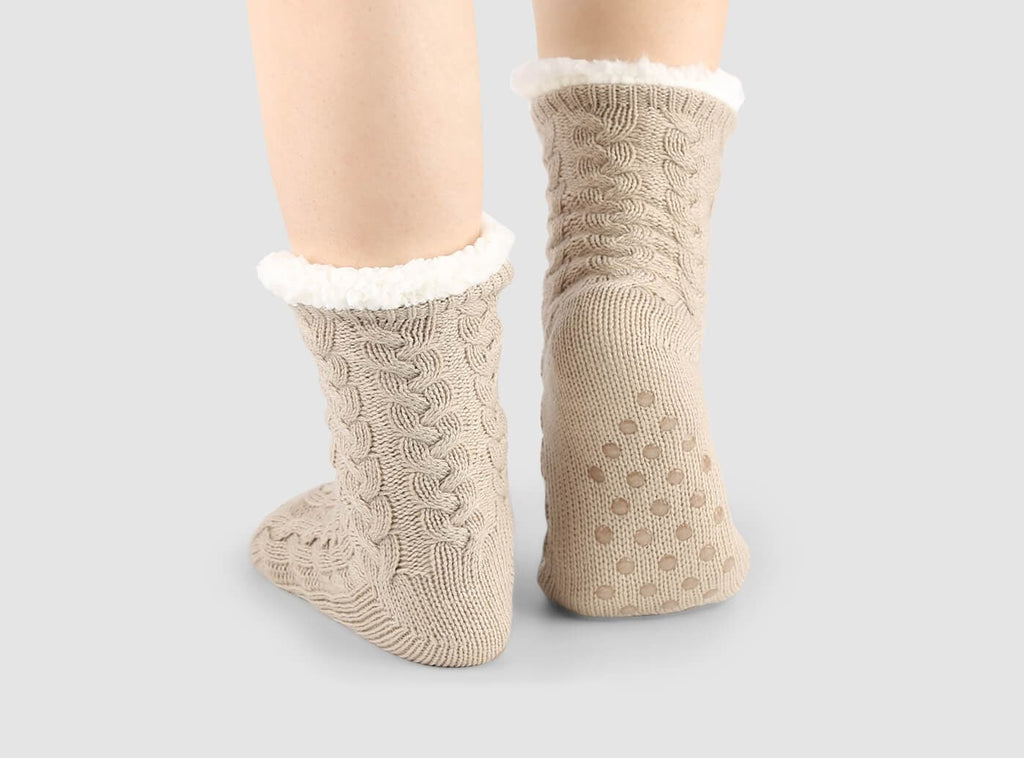 FitVille SureFoot Indoor Cozy Socks V1 (Unisex) - 2