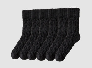 FitVille Unisex Cozy Fuzzy Socks 3 - Pair Bundle - 1