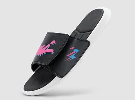 FitVille Women's Adjustable Lightweight Cushioning Slide Sandal - 2