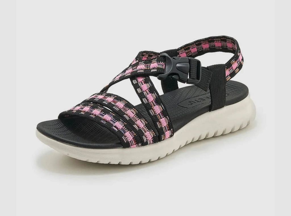 FitVille Women's Breathable Thick - Soled Outdoor Sandals - 7