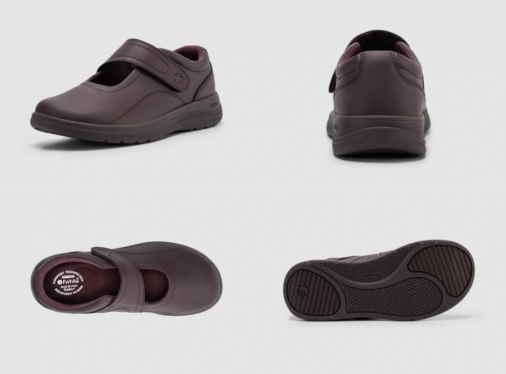 FitVille Women's BriskWalk Elite Dress Shoes V8 - 8