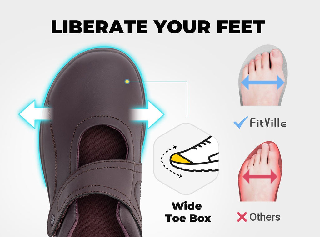 FitVille Women's BriskWalk Elite Dress Shoes V8 - 11