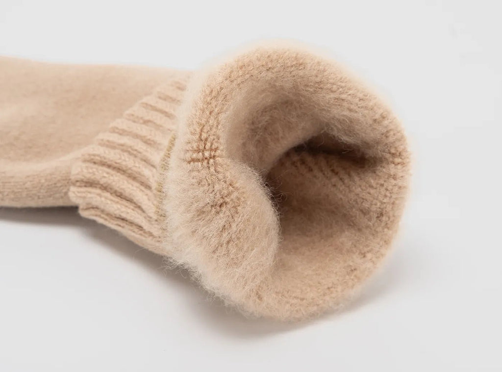 FitVille Women's Cozy Winter Fleece - Lined Crew Socks 3 - Pair Bundle - 5