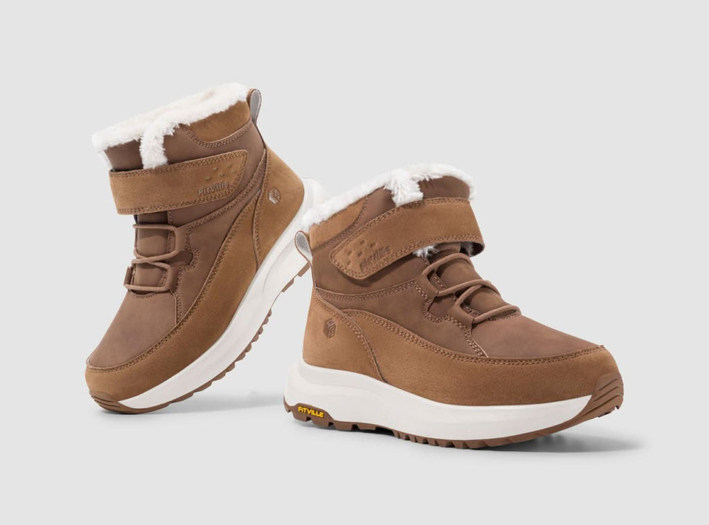 FitVille Women's CozyCore Winter Boots V12 - 10