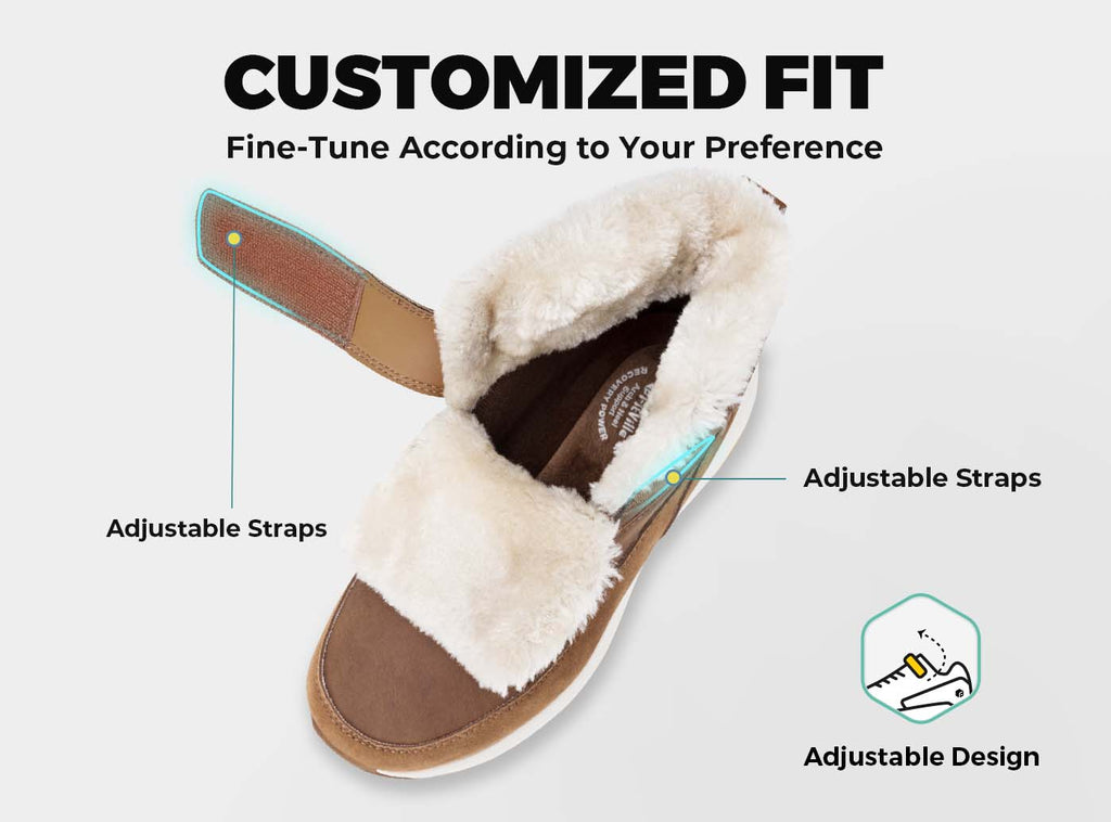 FitVille Women's CozyCore Winter Boots V12 - 14