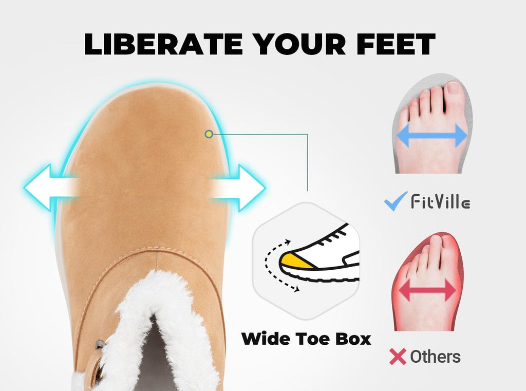 FitVille Women's CozyCore Winter Boots V2 - 12