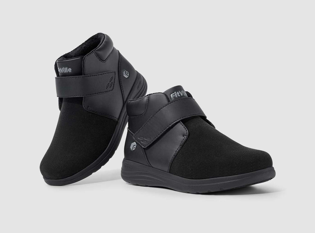 FitVille Women's CozyCore Winter Boots V6 - 10