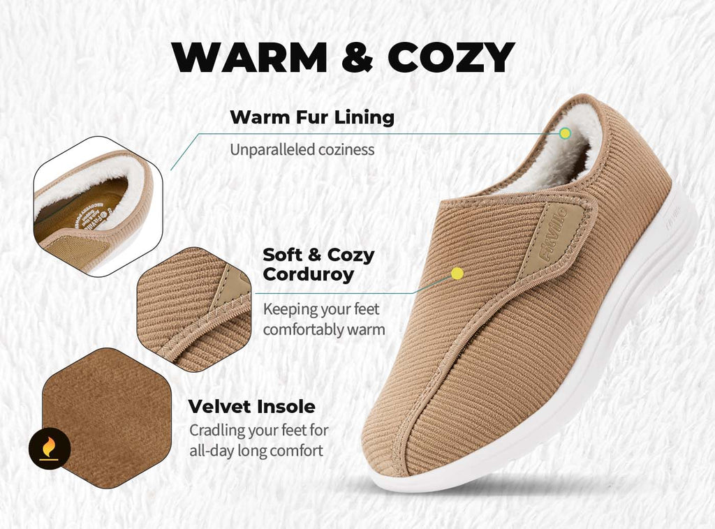 FitVille Women's EasyTop Comfort Slipper V1 - 24