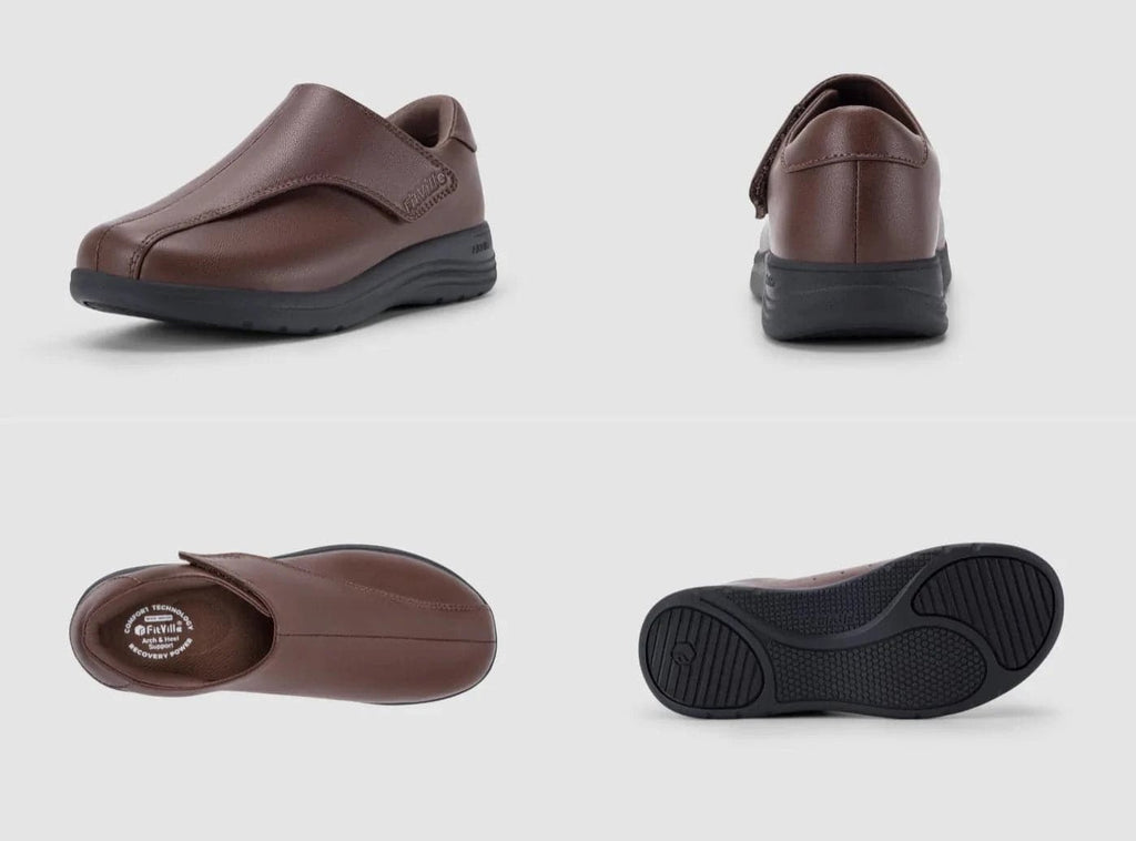 FitVille Women's EasyTop Deluxe Dress Shoes V1 - 7