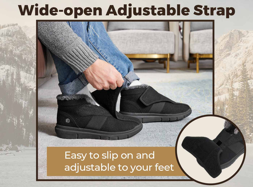 FitVille Women's EasyTop Diabetic Winter Boots V1 - 13