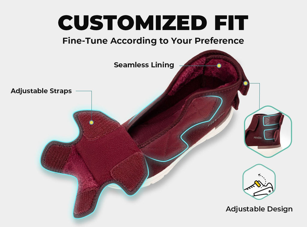 FitVille Women's EasyTop Diabetic Winter Boots V2 - 24