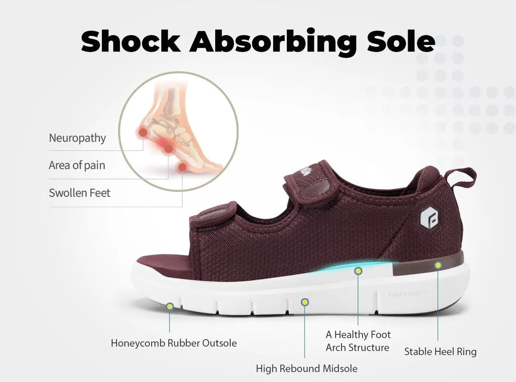 FitVille Women's EasyTop Recovery Sandal V3 - 19